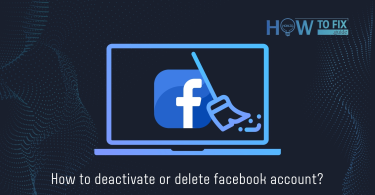 delete facebook account